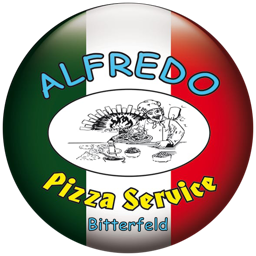 Alfredo Pizza Service Bitterfeld logo.
